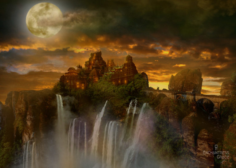 Forgotten Mystery - Mythical Matte Painting In Gimp_Final